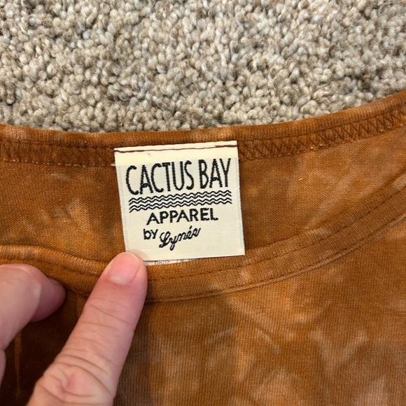 Vintage Cactus Bay Apparel Maxi Dress. Southwestern. Never worn. Chili peppers. - Picture 4 of 10